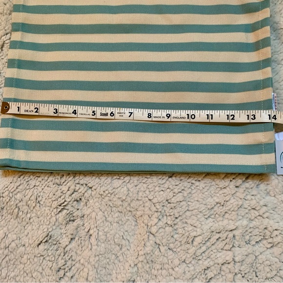 Katie Kime Striped Placemats (Set of 4) Aqua Blue NEW!! - Picture 9 of 9